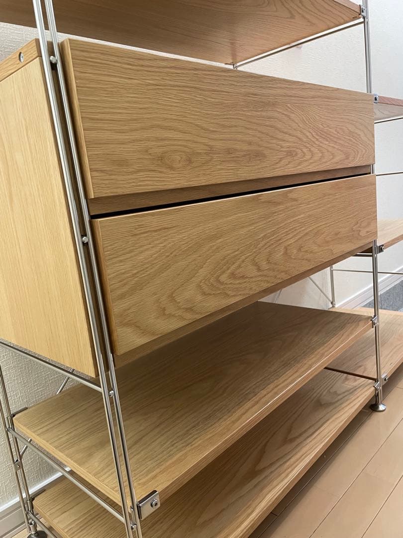 ステンレスユニットシェルフ　無印良品