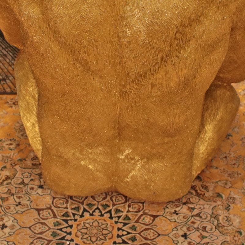 大きなゴリラのオブジェ 置物 インテリア ゴールド ビッグサイズ 143-141