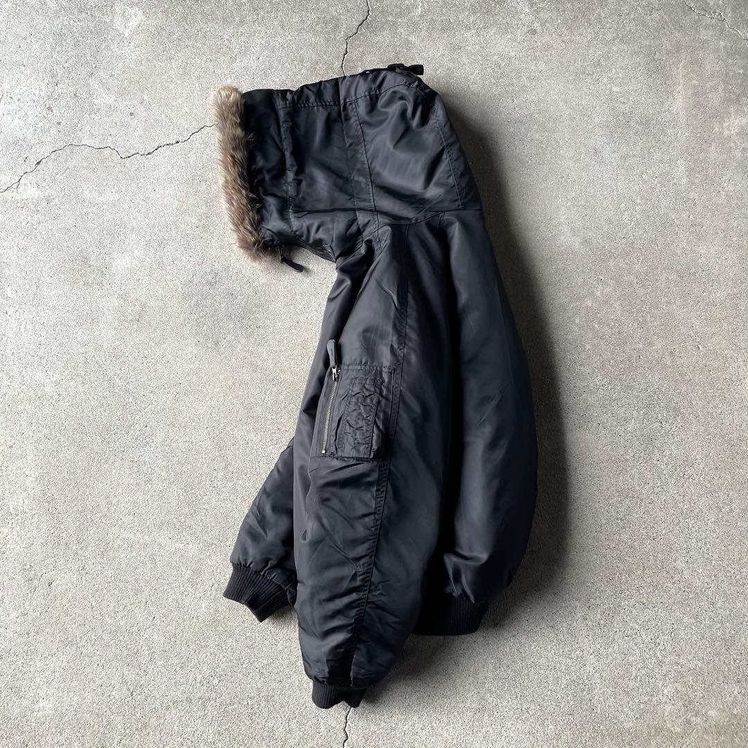 ジャケット・アウター N2B flight bomber jacket N-2B black L