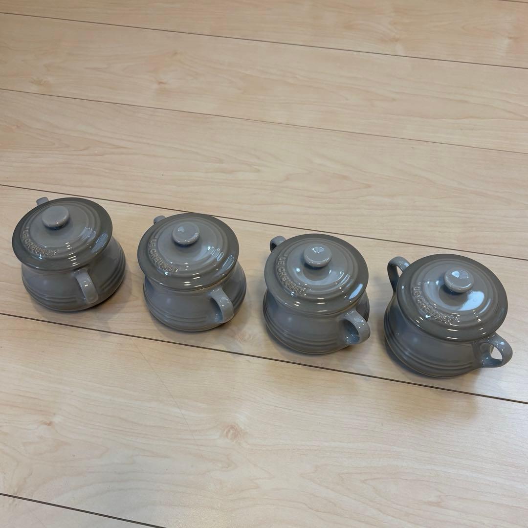 ル・クルーゼ　スープボウル　4個セット