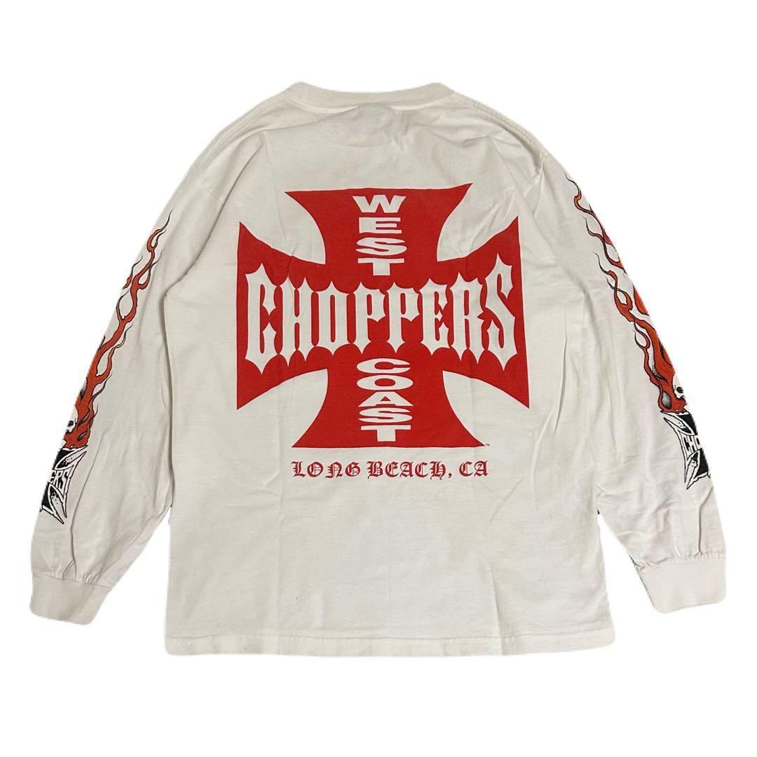 90s- WEST COAST CHOPPERS フレイム　ロングスリーブ　T