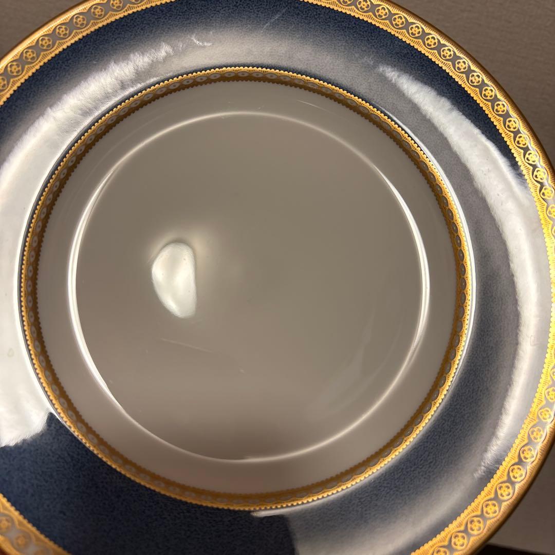 ウェッジウッド　ユーランダー　パウダーブルー　デザートプレート　20.5cm