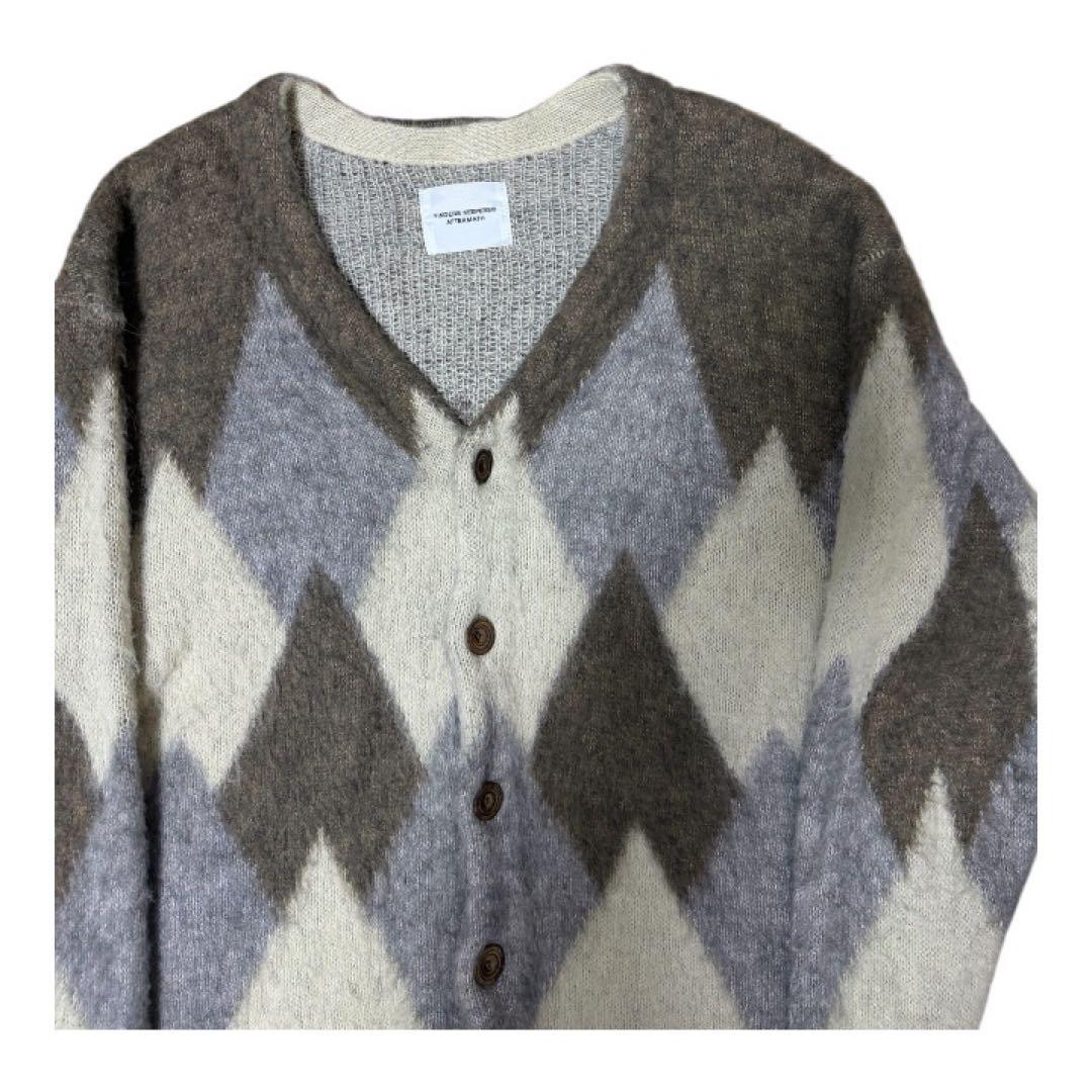 finders keepers after math アーガイル柄　カーディガン