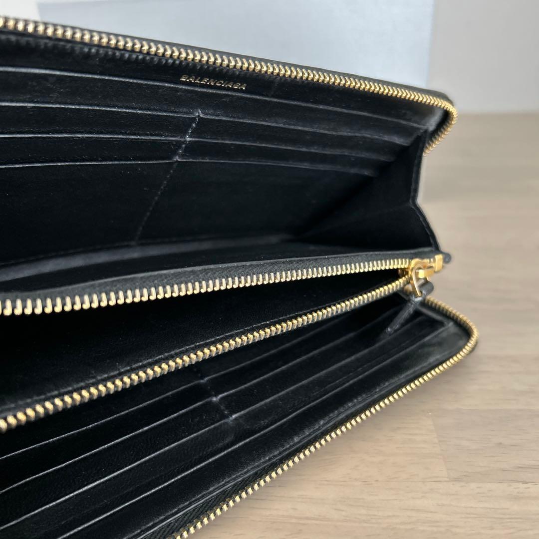 BALENCIAGA 黒　長財布