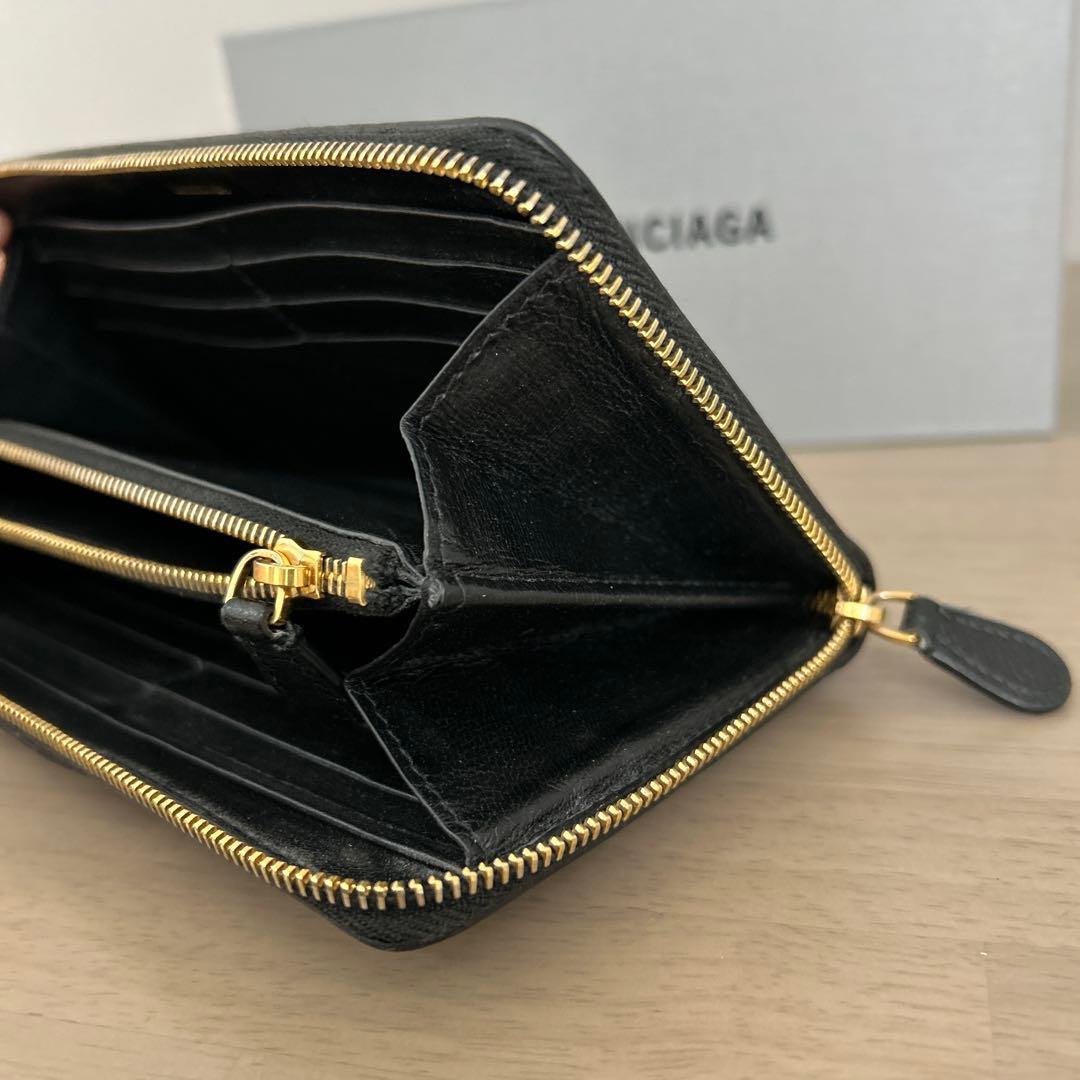 BALENCIAGA 黒　長財布