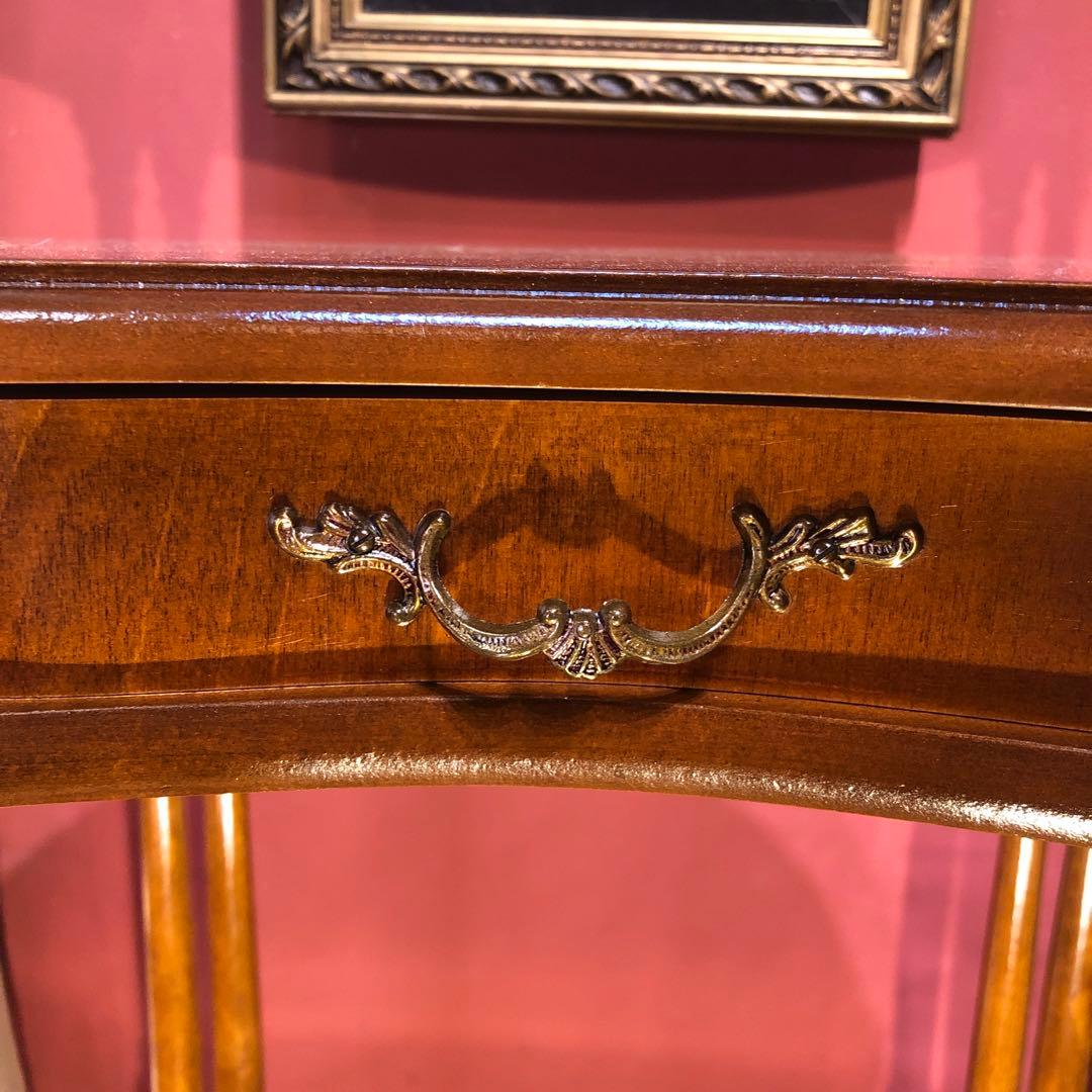 Sale アンティークPT ラウンド　猫脚　　ホールキャビネット