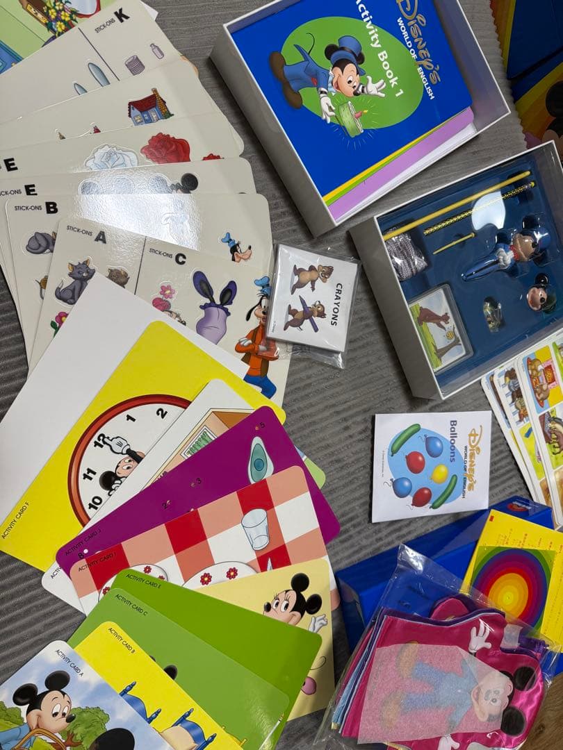 toワールドディズニーイングリッシュ　教材