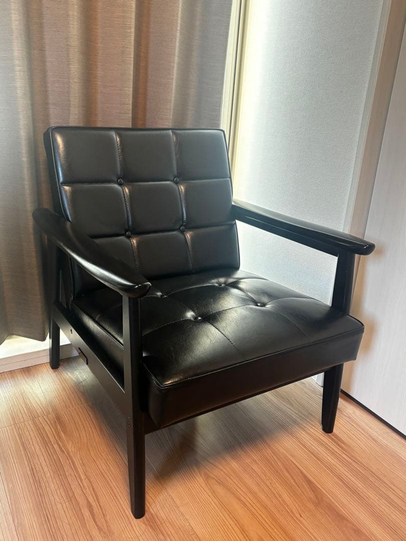 【美品】カリモク60 kチェア ブラックブラック