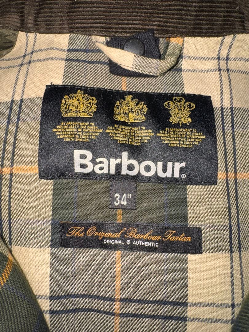 Barbour SL BEDALE 34 ノンワックス ビデイル SL