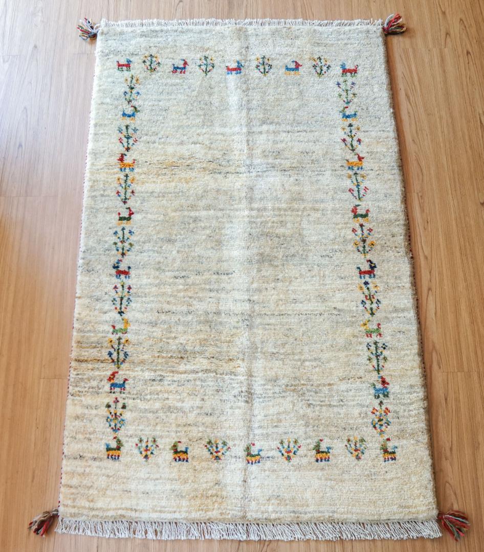 ギャッベ ペルシャ手織りギャベ アマレ族130×80cm 玄関マット