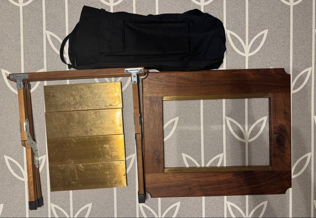 オールドマウンテン　ノラズフレーム　ウォルナット　真鍮プレート4枚、ケース付き