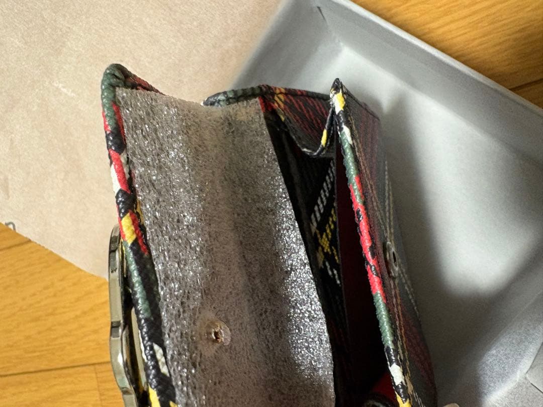 Vivienne Westwood 三つ折り財布 チェック柄