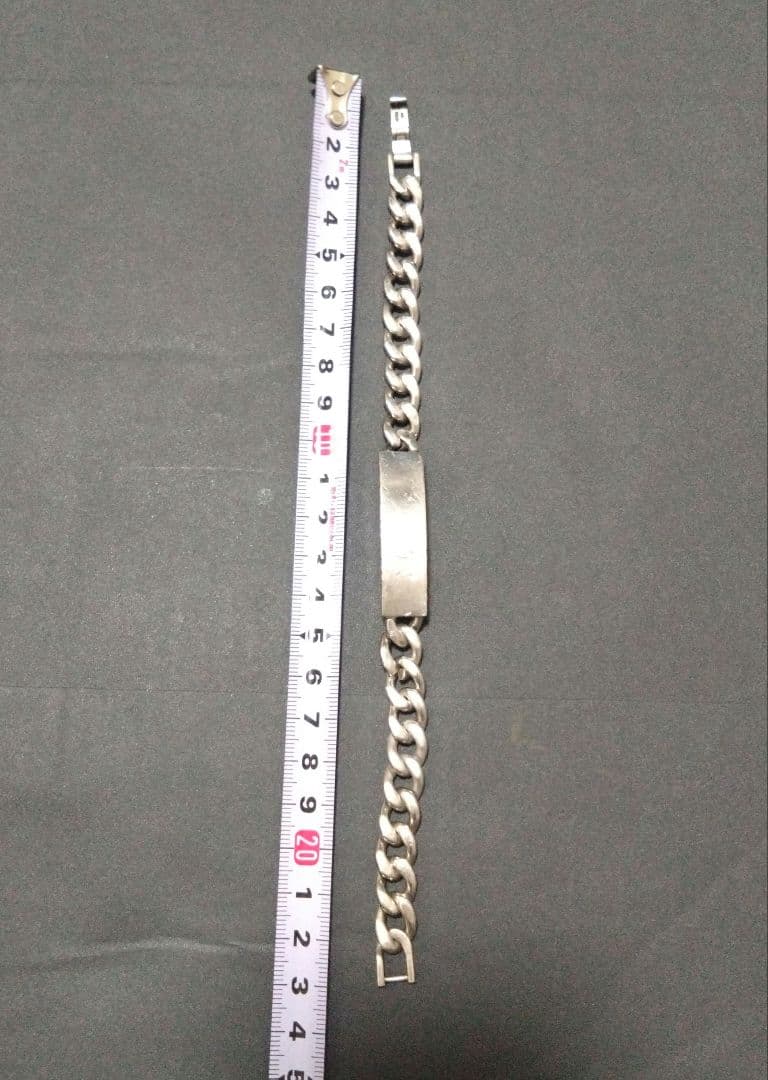  　プレートチェーン　925Sブレスレット