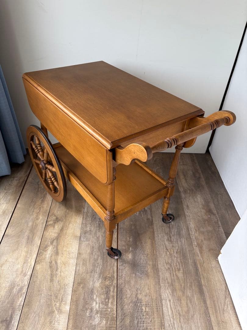 カリモク　バタフライ　ワゴン　トロリーワゴン　ヴィンテージ