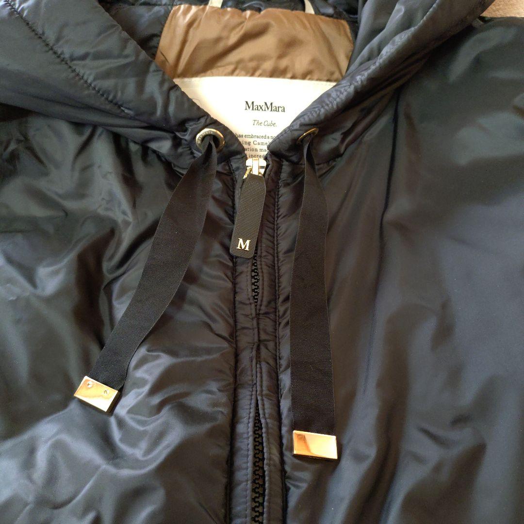 マックスマーラ The Cube ダウンベスト 、ジレ　ロング ブラック M