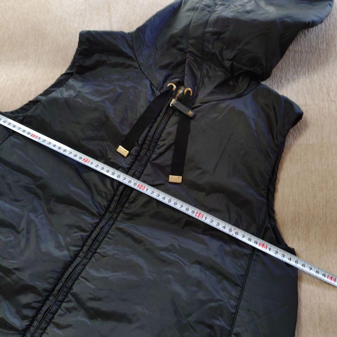 マックスマーラ The Cube ダウンベスト 、ジレ　ロング ブラック M