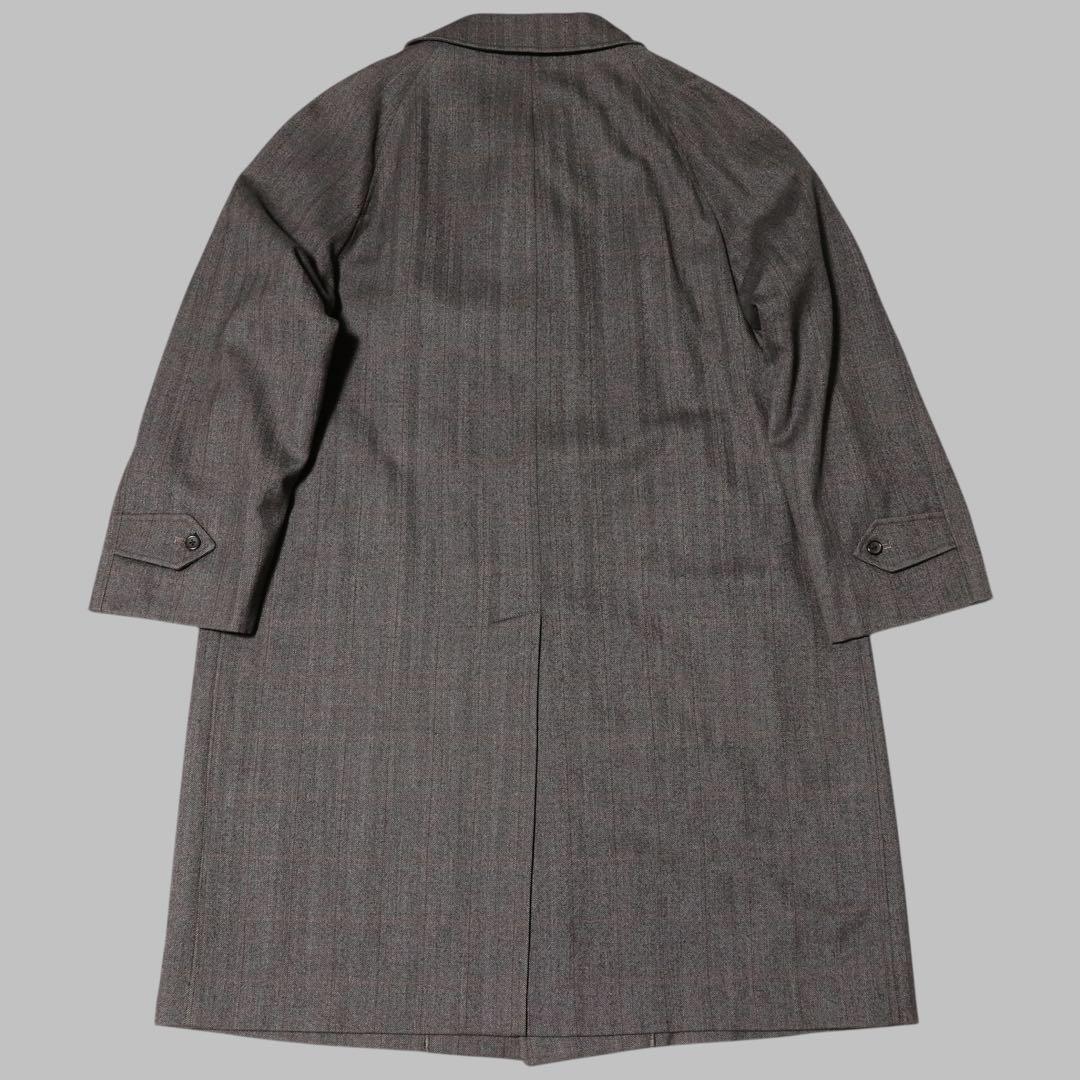 60s 70s★BURBERRY★ウール ステンカラーコート★HBT★チェック
