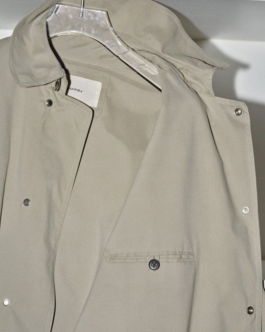 todayful Soutiencollar Trench Coat オリーブ