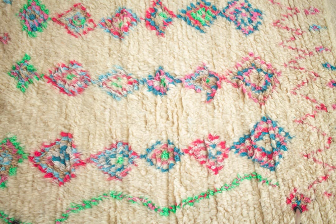 モロッコ製　ラグ　ベニワレン