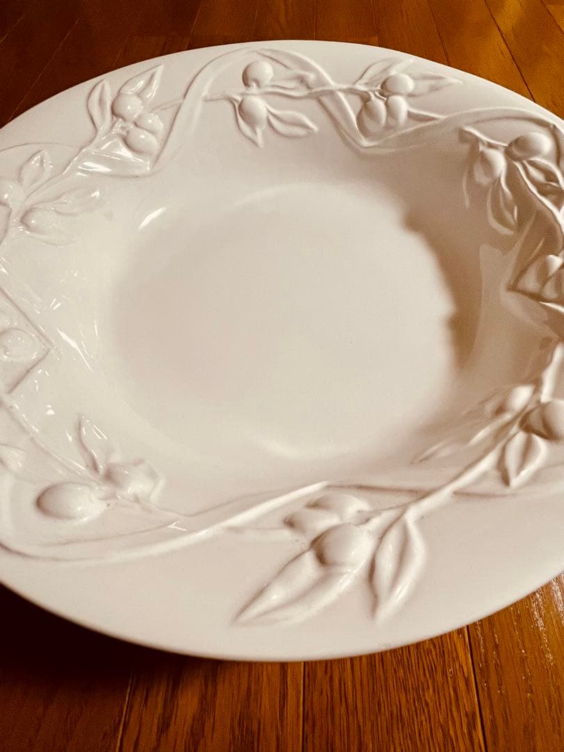 I PATRIZI ホワイトプレート 約37.5cm