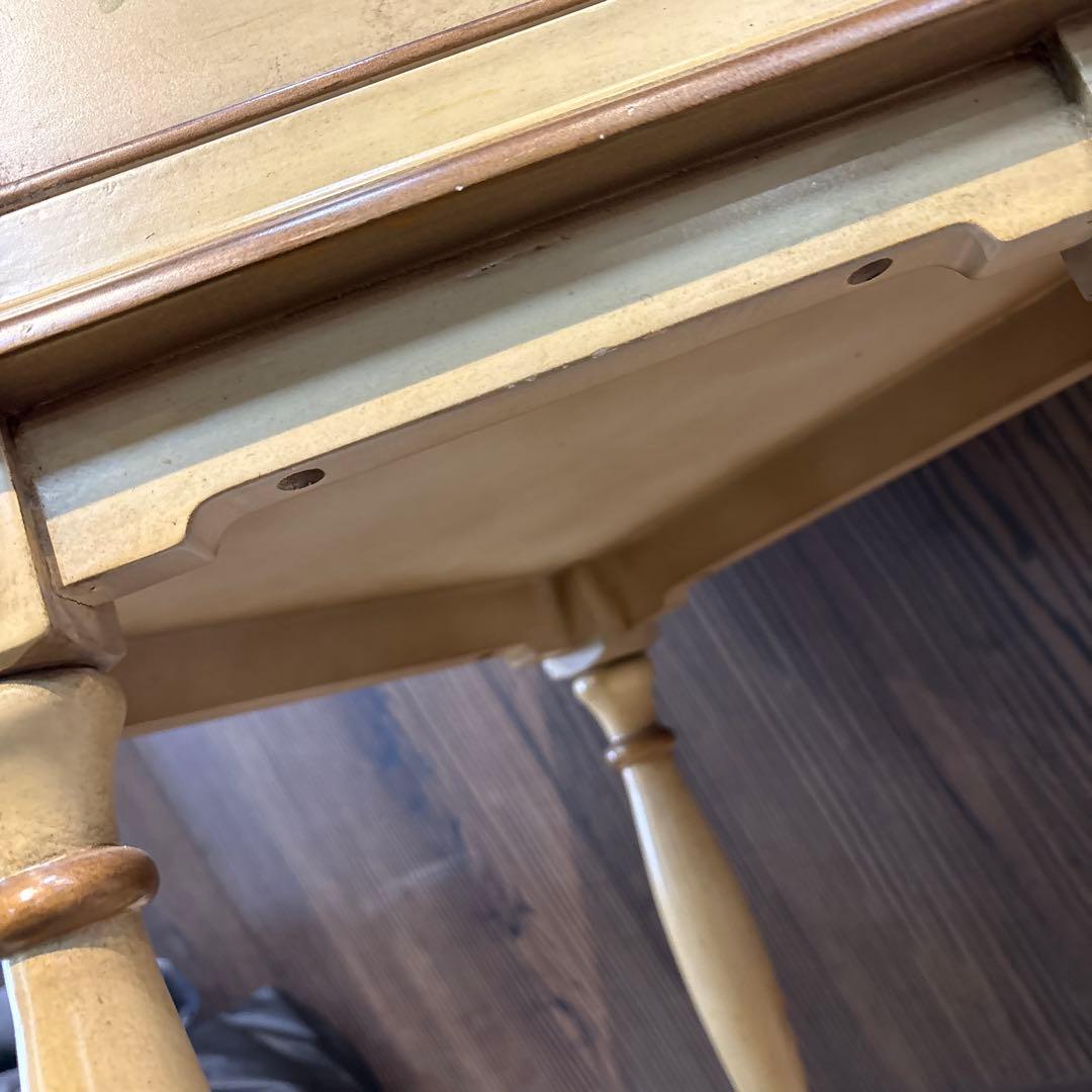 アンティーク　電話台　コーナー　ラック