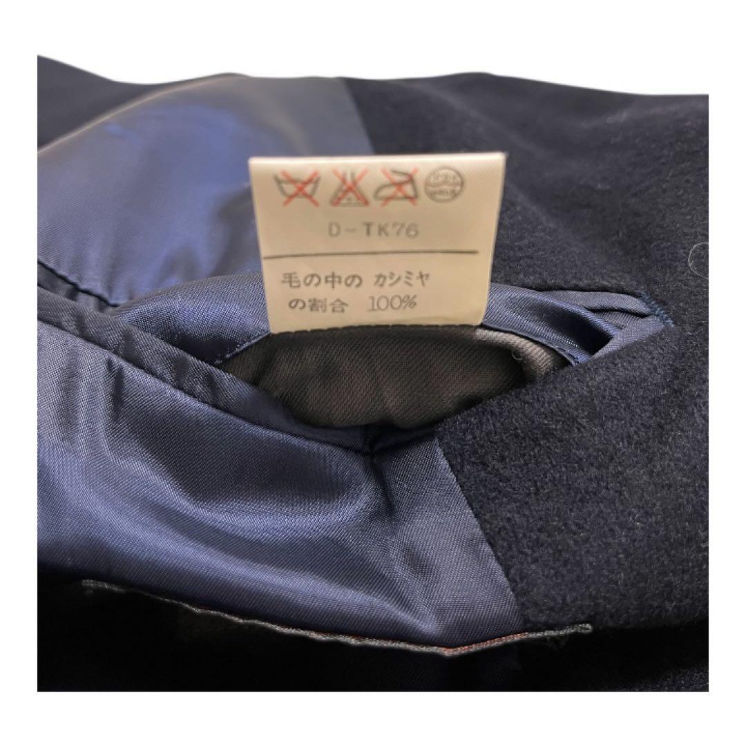 極美品【ロロピアーナ×カシミヤ100%】 比翼 チェスターコート M~L相当