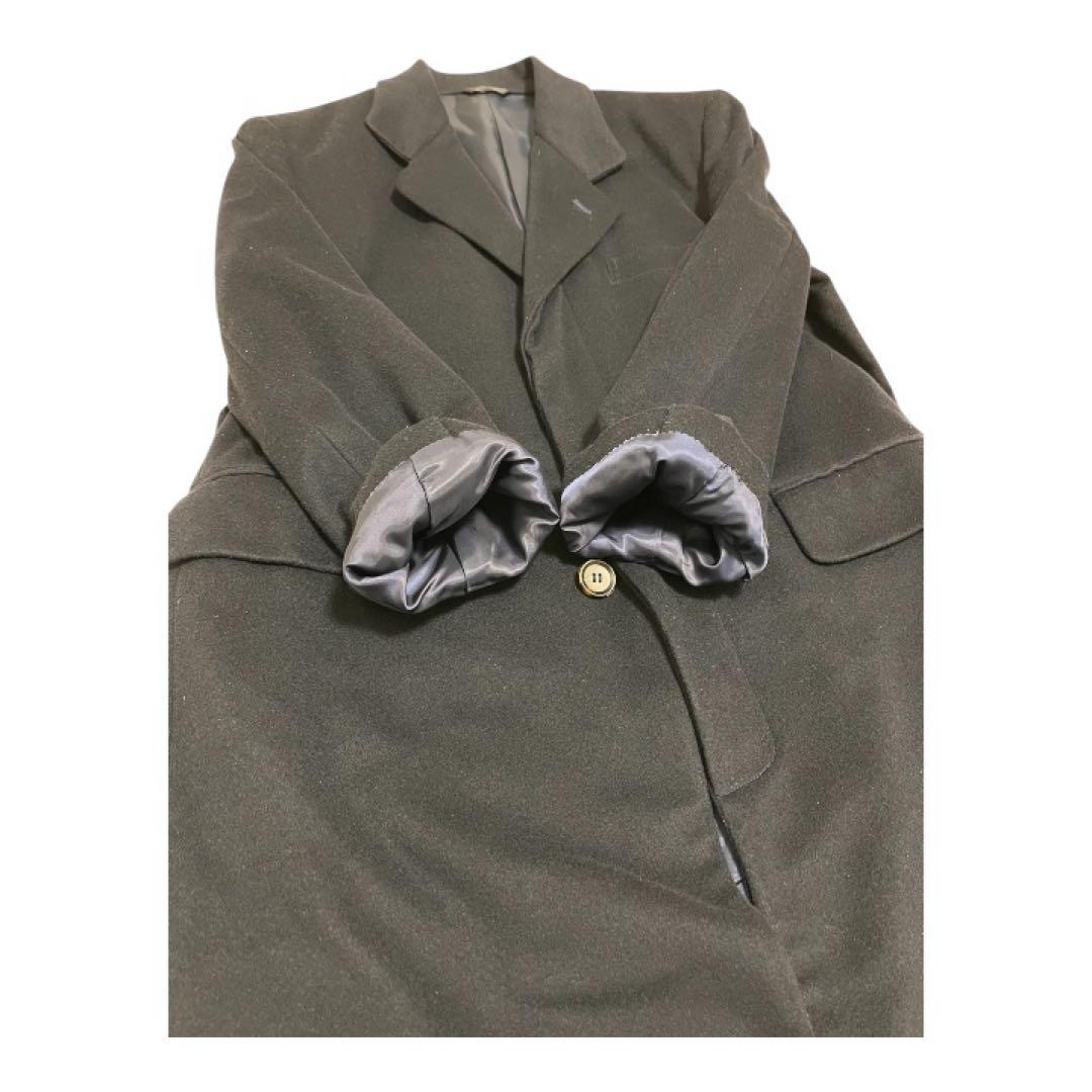 極美品【ロロピアーナ×カシミヤ100%】 比翼 チェスターコート M~L相当