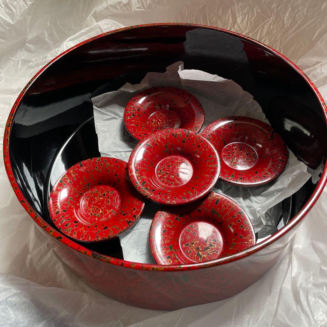 高級津軽塗　茶櫃セット