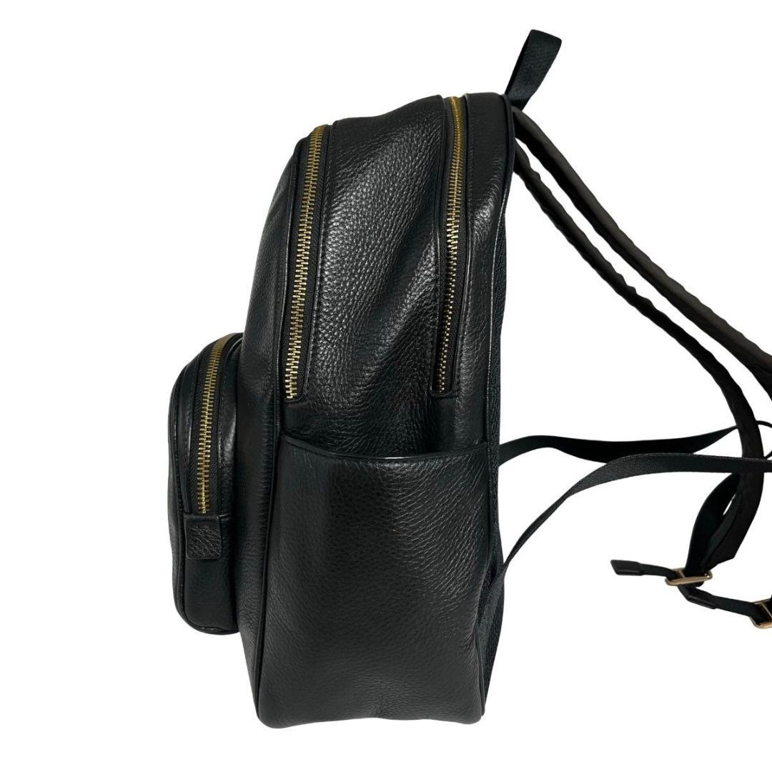 美品 COACH コーチ リュック バックパック レザー ブラック　5666