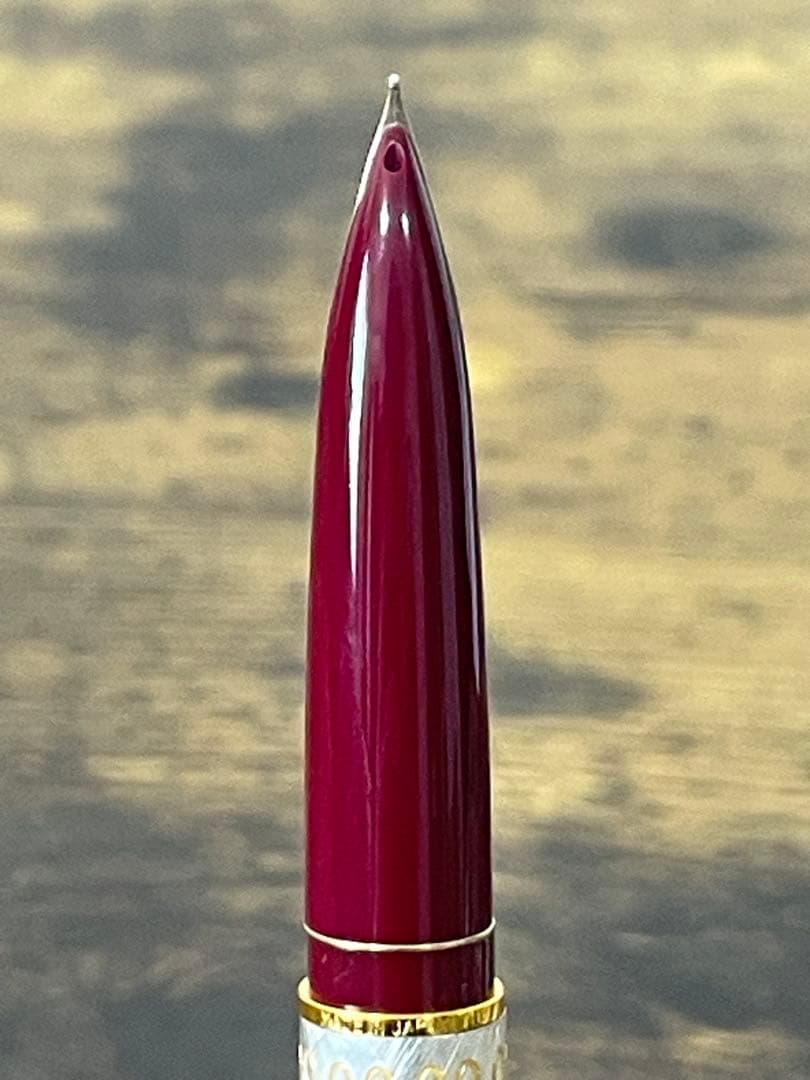 新品未使用 シール付　1970年代製　レディ　18金　F パイロット　万年筆