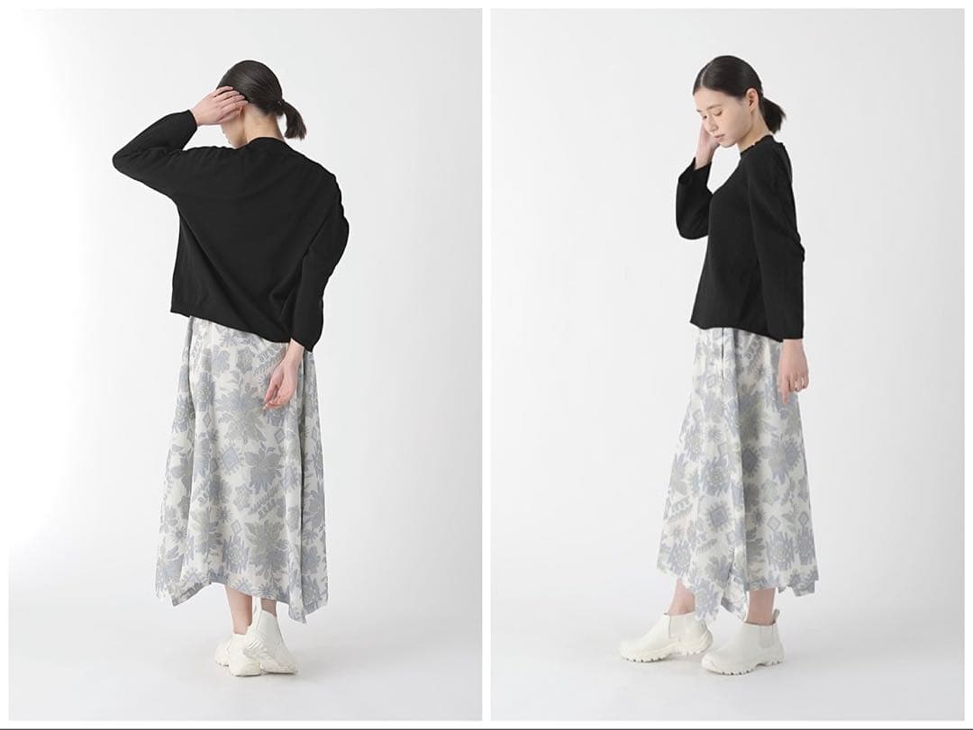 未使用タグ付 2025 プランテーション エンブロJQスカート 定価64900円