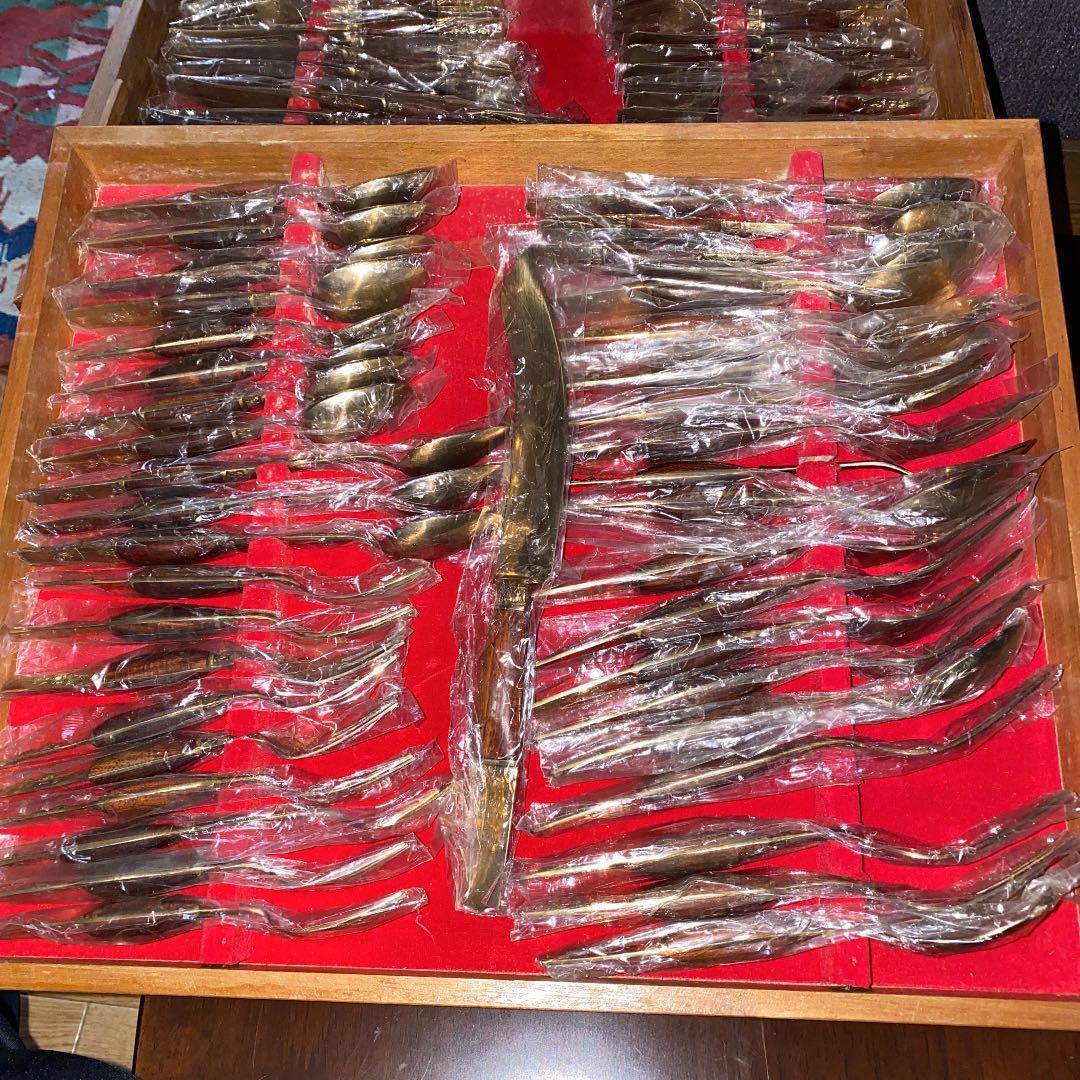 カトラリー(スプーン等) Thai Brass flatware