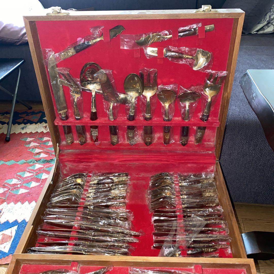 カトラリー(スプーン等) Thai Brass flatware