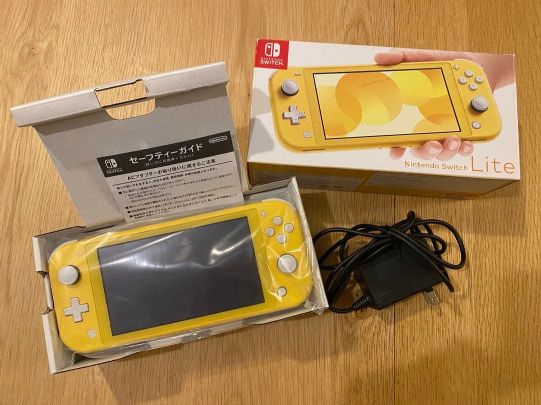 箱あり　Nintendo Switch Liteイエロー 初期化・動作確認済