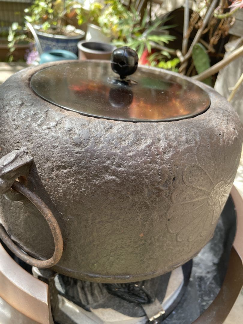 茶道　茶釜　電炉　一式セット