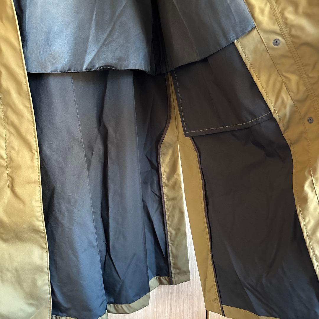 SUNNY CLOUDS 一枚仕立てのシュッとしたフード コート ロングコート