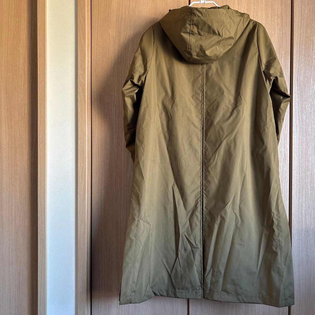 SUNNY CLOUDS 一枚仕立てのシュッとしたフード コート ロングコート