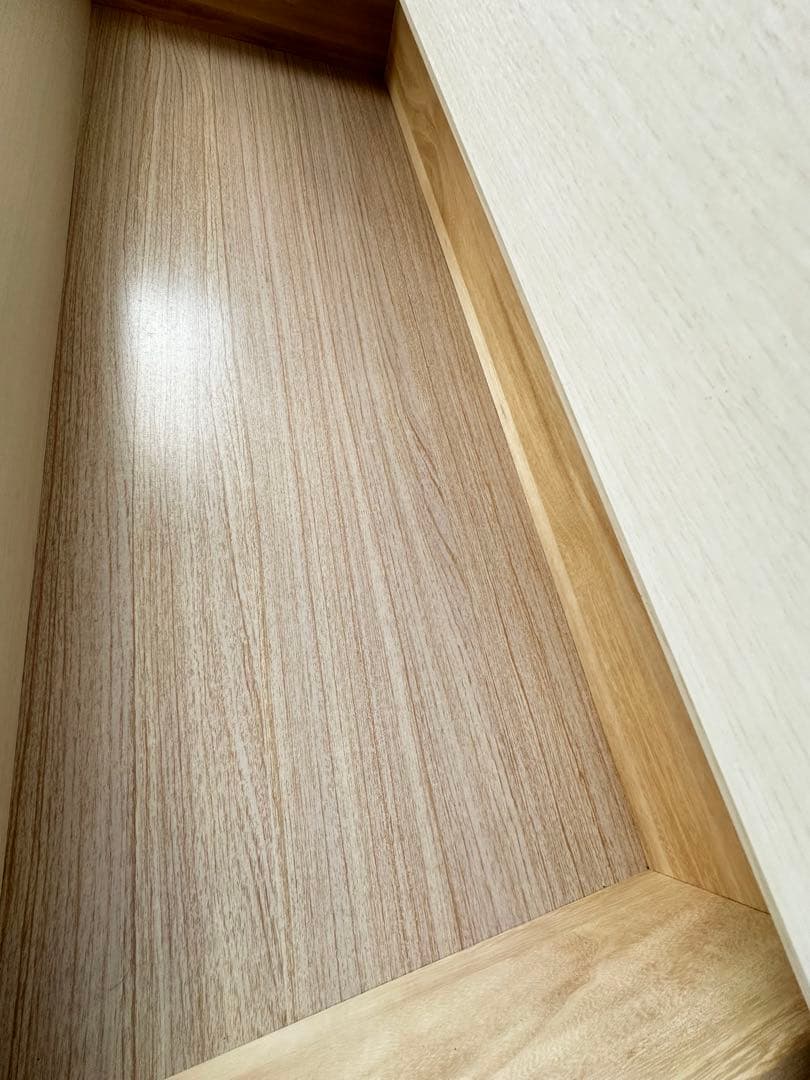 美品✨ニトリ ハイチェスト6段 大容量 ホワイトウォッシュ 木製 白