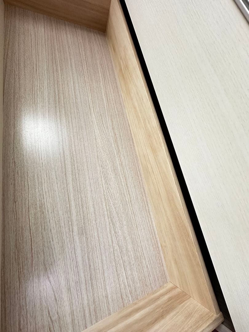 美品✨ニトリ ハイチェスト6段 大容量 ホワイトウォッシュ 木製 白