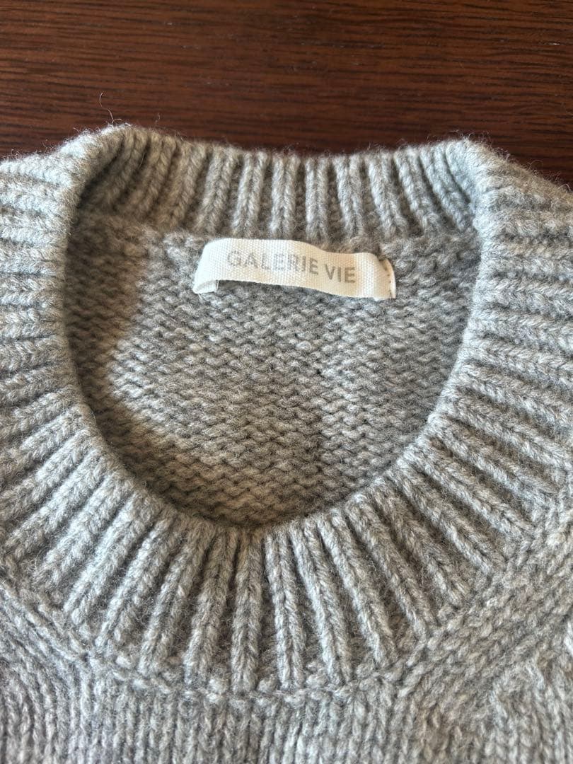 GALERIE VIE ギャルリーヴィ クルーネック セーター