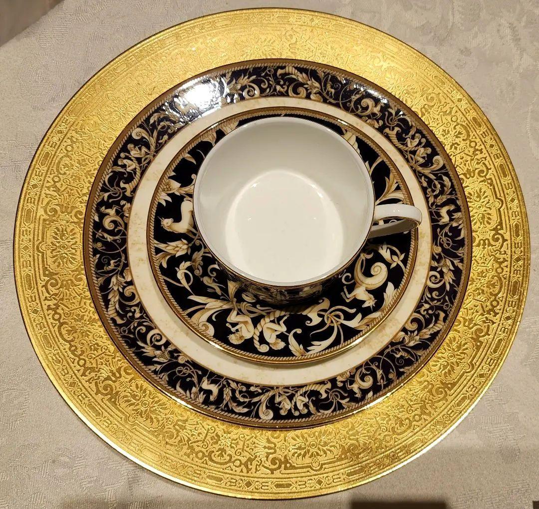 ロイヤル ババリア B② フッチェンロイター ゼルプ 金彩 ディナープレート花籠