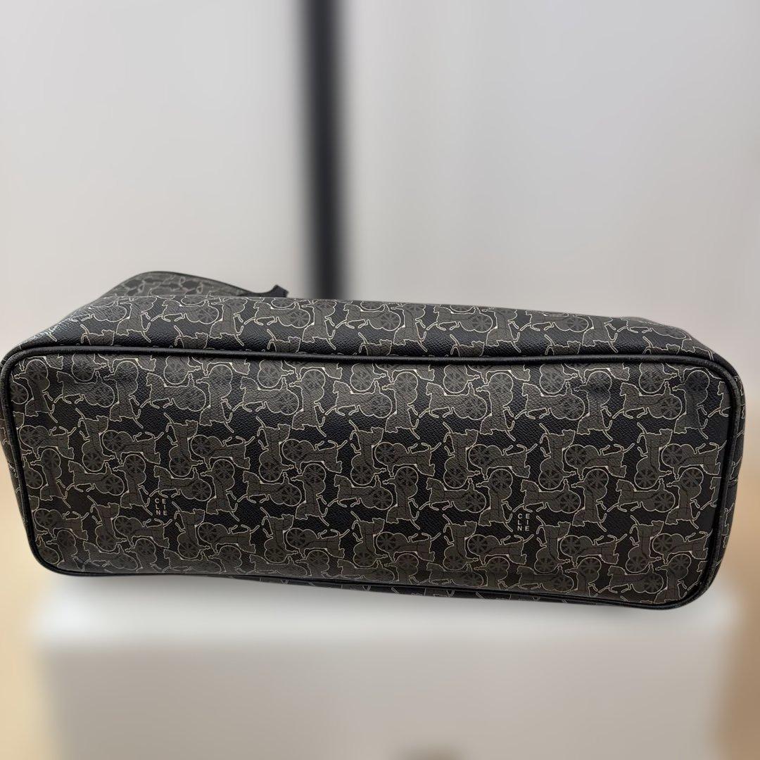 美品 CELINE セリーヌ サルキー トートバッグ PVCレザー 総柄 正規品