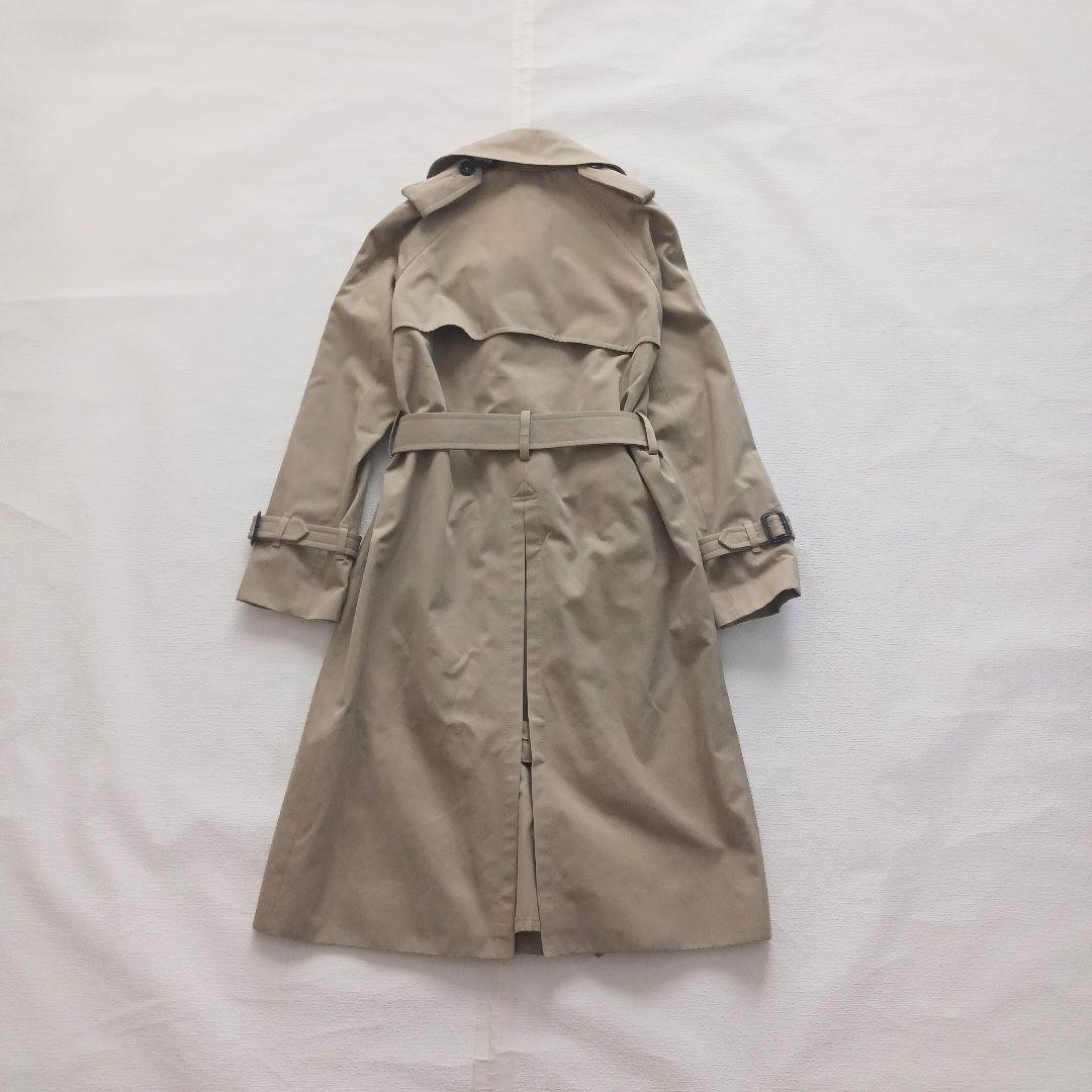 ドロワー トレンチコート ダブルブレスト ベルト付き サイズ38