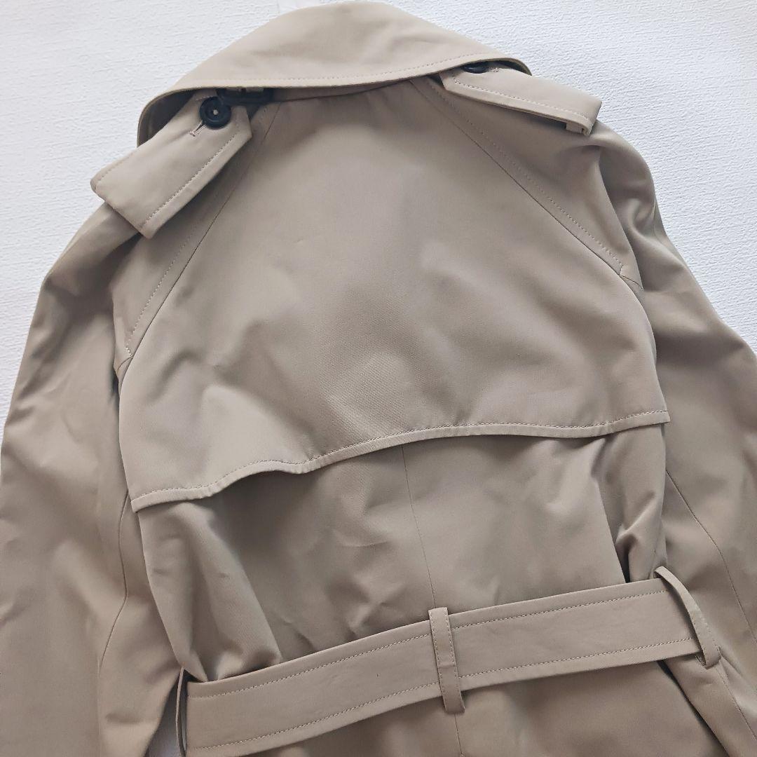 ドロワー トレンチコート ダブルブレスト ベルト付き サイズ38