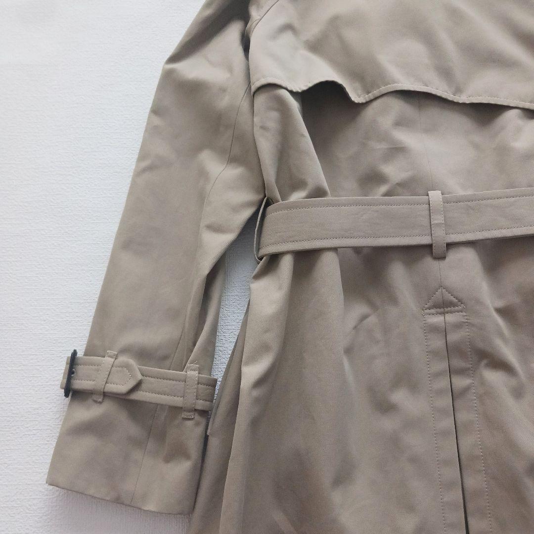 ドロワー トレンチコート ダブルブレスト ベルト付き サイズ38