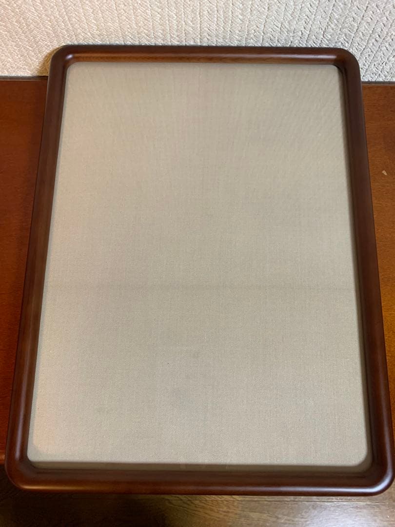 書道額縁　26型隅丸 女桑　紐付き書道額