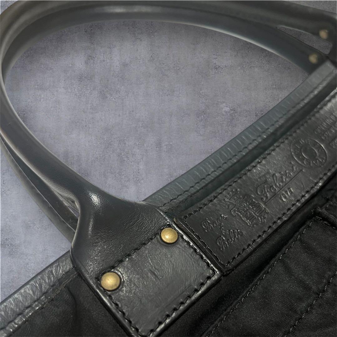 Felisi フェリージ ヘルメットバッグ ナイロン レザー　ブラック