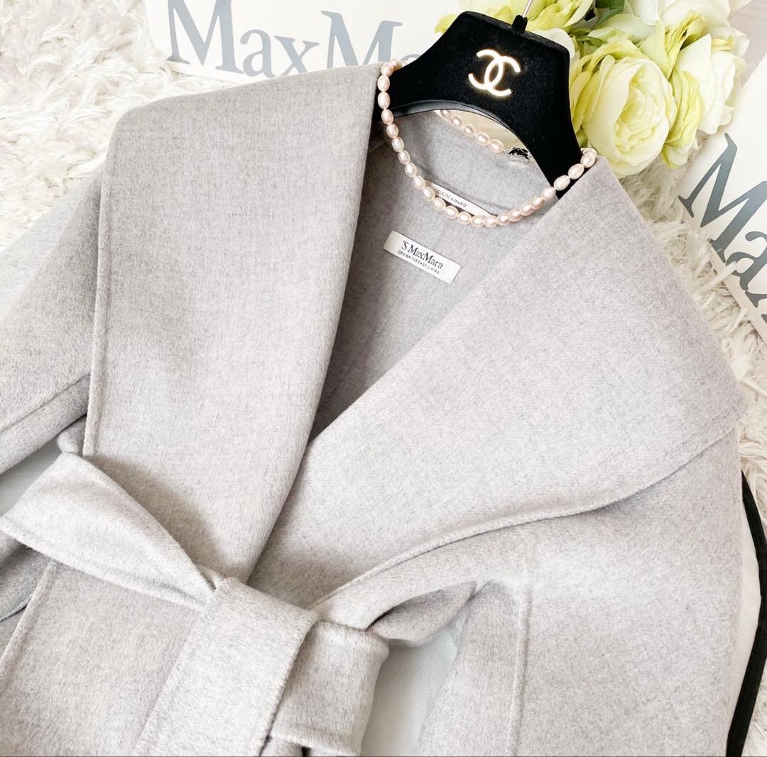 ★新品同様★マックスマーラ S MaxMara クチートアマーノ ロングコート★