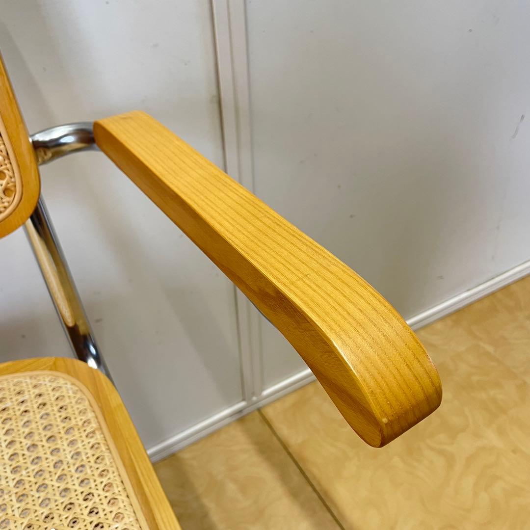 チェスカチェア リプロダクト マルセルブロイヤー アームチェア 椅子 籐 ラタン