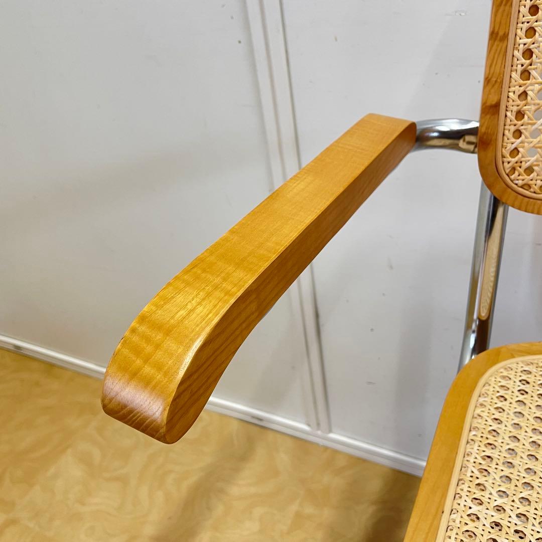 チェスカチェア リプロダクト マルセルブロイヤー アームチェア 椅子 籐 ラタン